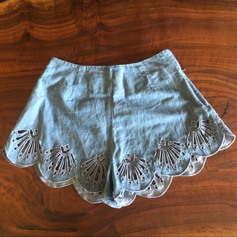 High waisted shorts
